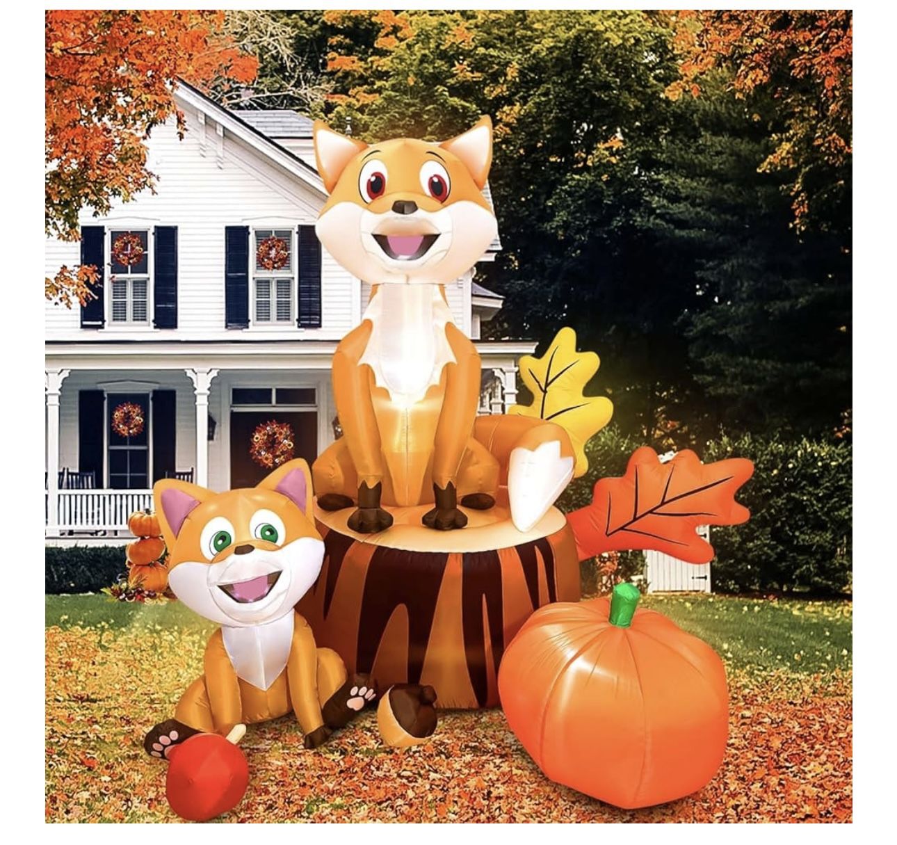 6FT Thanksgiving Fox Inflatable