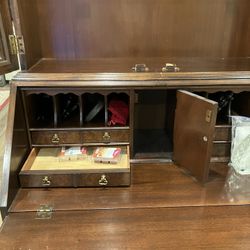 Cabinet With Desk