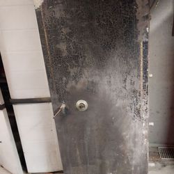 Old Steel Bank Vault Door