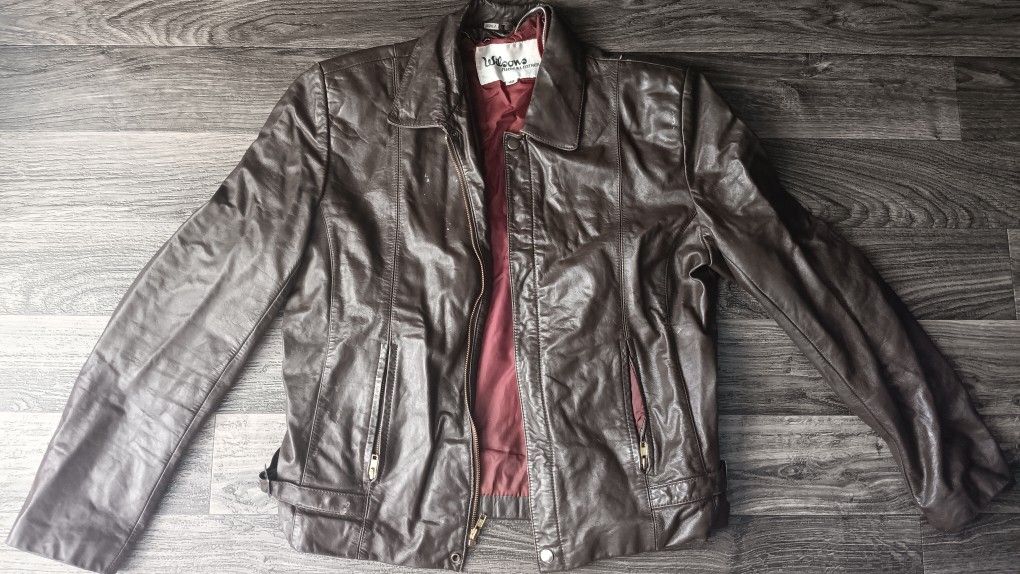 Wilson's Suede And Leather Men's Medium Leather Jacket