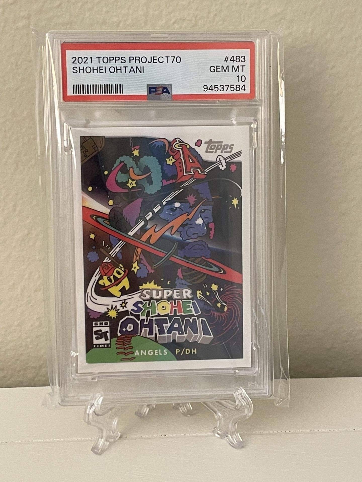 2021 Topps Project 70 Shohei Ohtani #483 PSA 10