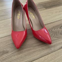 Beautiful Pure Red Shoes