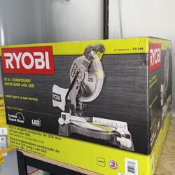 Ryobi 10in. Compound Miter Saw With lED NWT