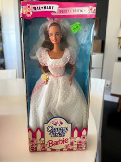 Brand new vintage 1990s country wedding Barbie
