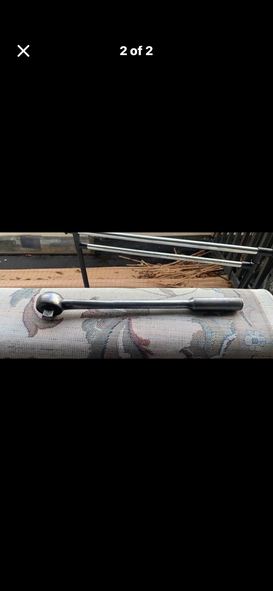 Blackhawk USA 69987 Large 3/4" Drive vintage Ratchet 18" Long