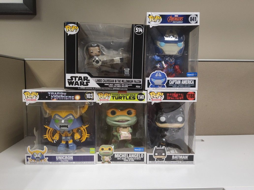 Funko Pop 10in - $15 Each Or $60 For All