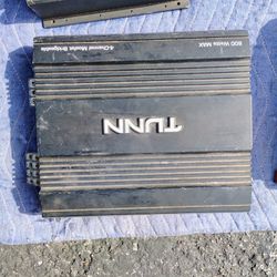  Tunn 600 Watts MAX 4-Channel Mosfet Bridgeable amplifier