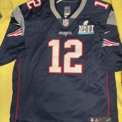 Tom Brady New England Patriots Super Bowl football jersey