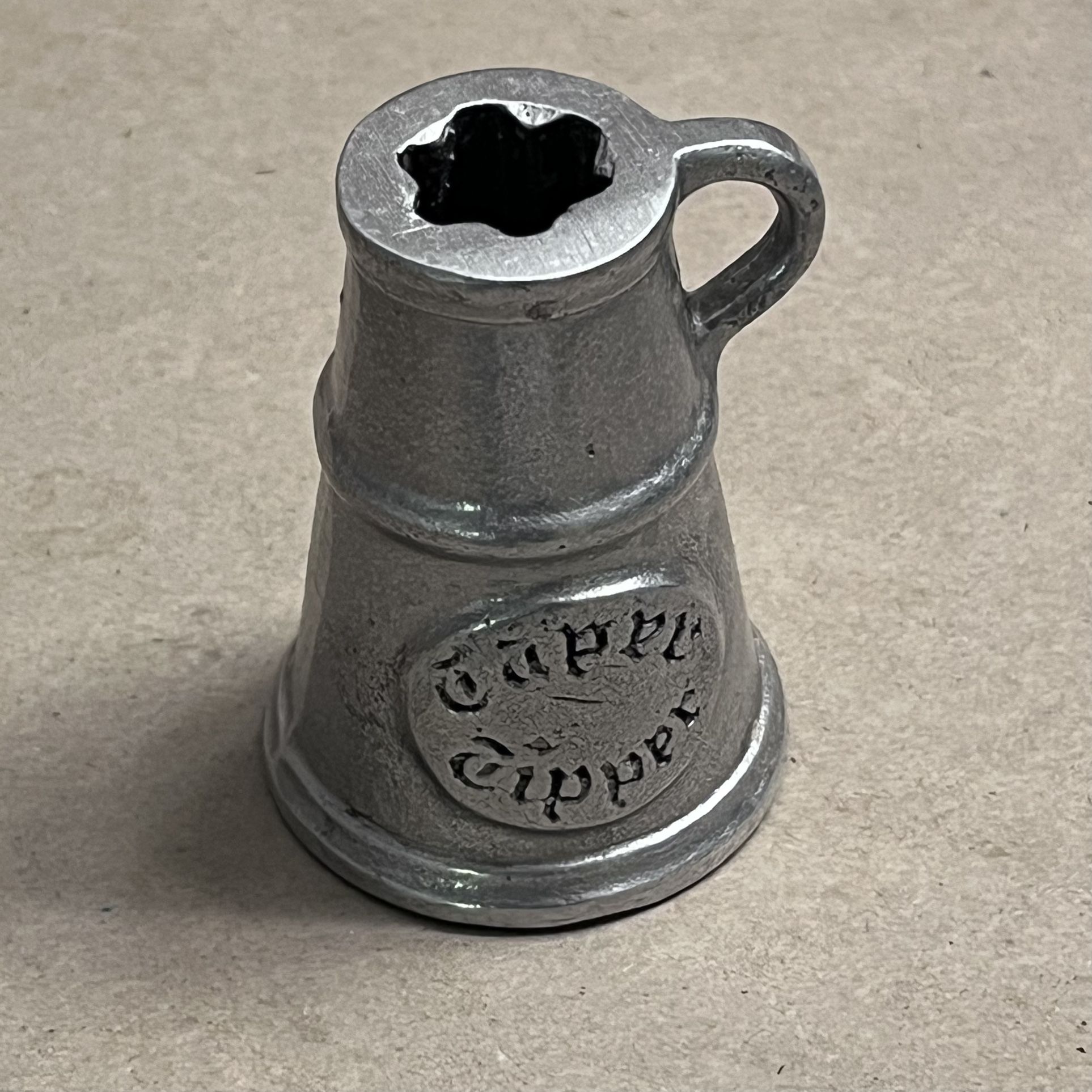 Rare Vintage Pewter Taper Tipper by Wilton RWP Armetale | Candle Sizing Accessory