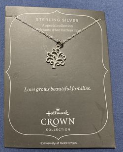 Sterling Silver Necklace - Fancy Tree