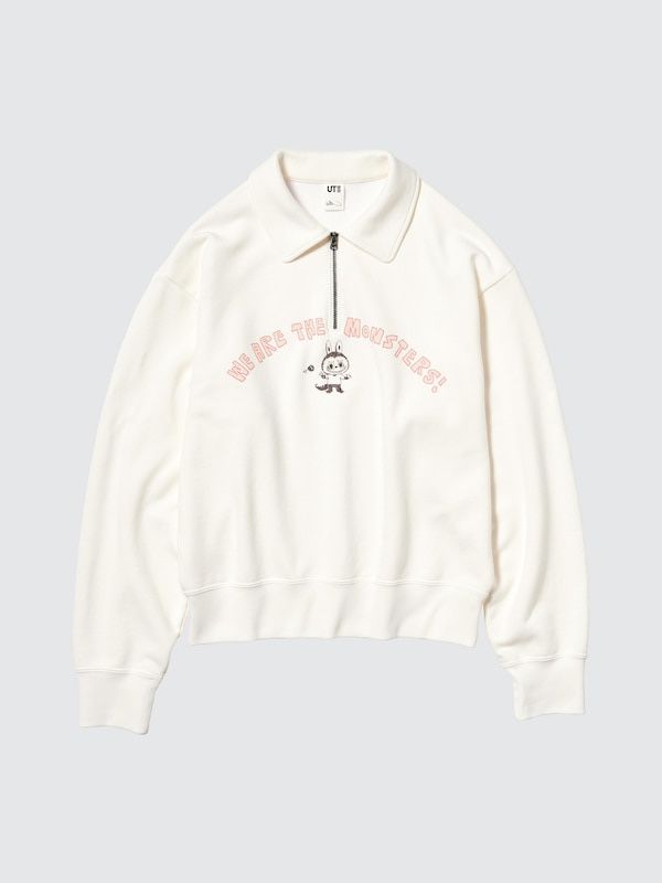 Uniqlo x POP MART THE MONSTERS Women's Half-Zip Sweatshirt