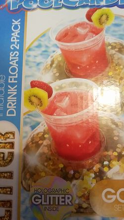 Inflatable cup holders