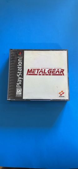 Metal Gear Solid (Sony PlayStation 1 PS1, 1998) Complete CIB Black Label
