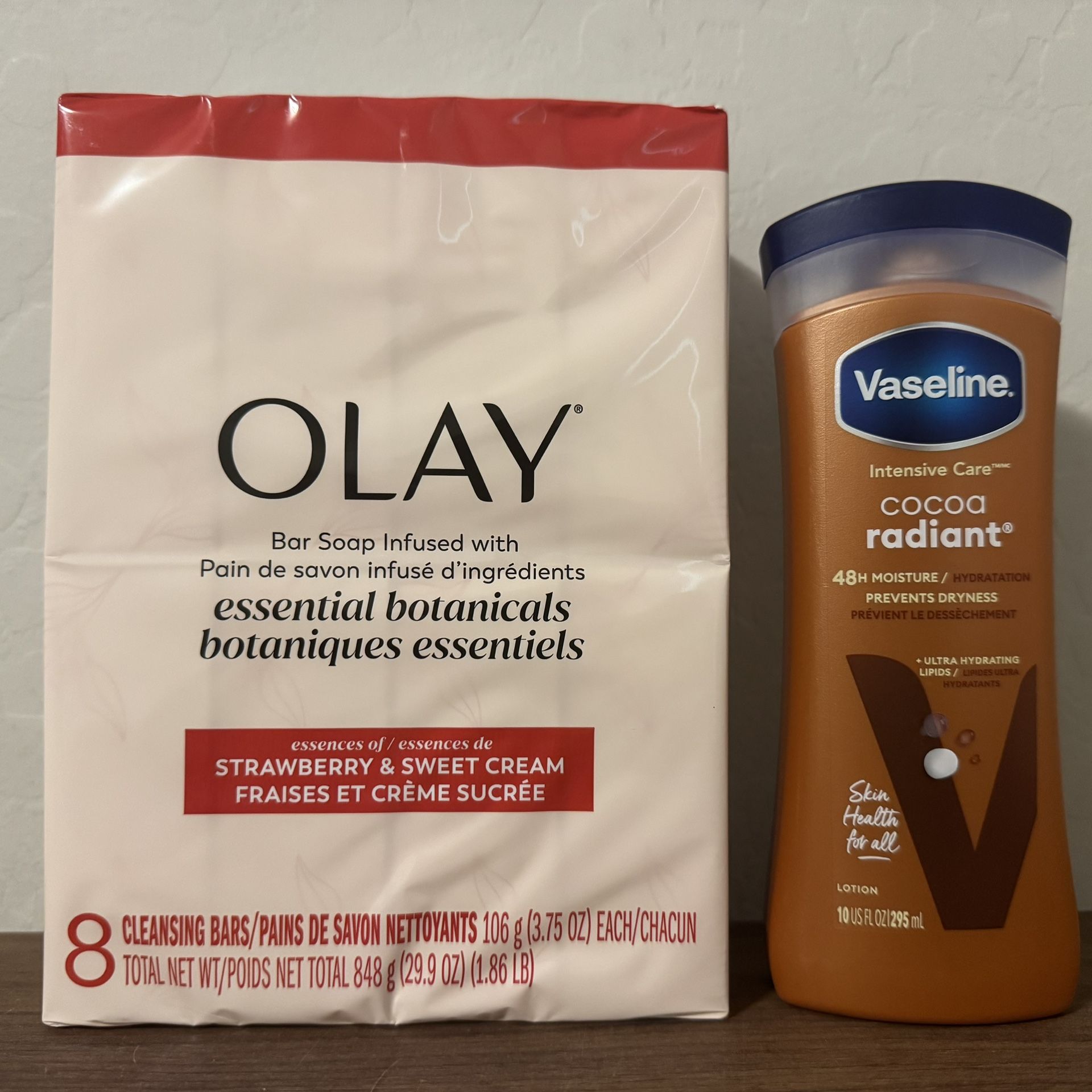 Olay Bar Soap Vaseline Lotion Bundle