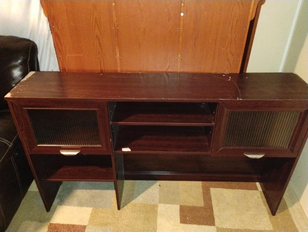 Tv Stand With Shelves And Cabinets