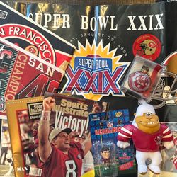 Calling all SF 49er Faithful... take a trip back to the glory days - lot of 8