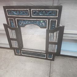 Hand Made Mirror With Window