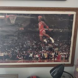 Michael Jordan Slam Dunk Photo 