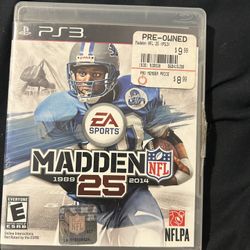 Madden 25 Ps3 (Perfect condition used once)