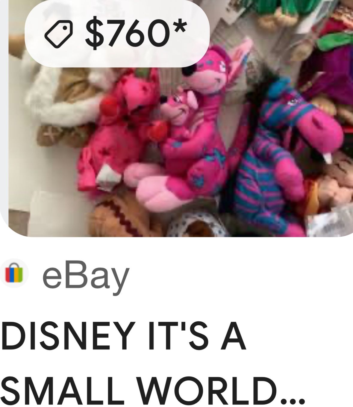 Disney Bean Bag Toys & Others Stuff animals Toys $2-$3-