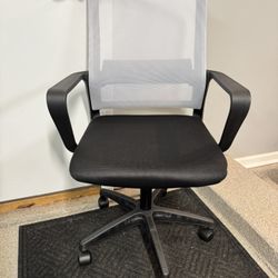 Brand New White/Black Mesh Back Height Adjustable Reclining Ergonomic Office Chair 