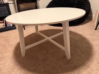 IKEA Kragsta white coffee table (kid playroom table)