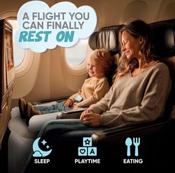 Toddler Airplane Bed - Inflatable Baby Airplane Bed for Toddler