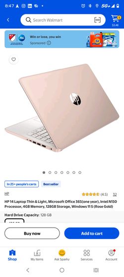 HP laptop and 2 Amazon fire tablets