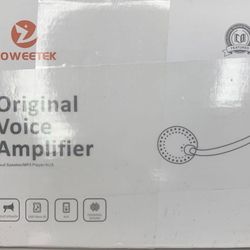 Zoweetek Portable Rechargeable Mini Voice Amplifier with Wired Microphone Headset and Waistband, Supports MP3 Format Audio for Teachers, Singing, Coa