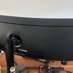 Samsung 49" Curved Screen Quantum Dot LED LCD Monitor - 32:9 Screen Gaming  Pc