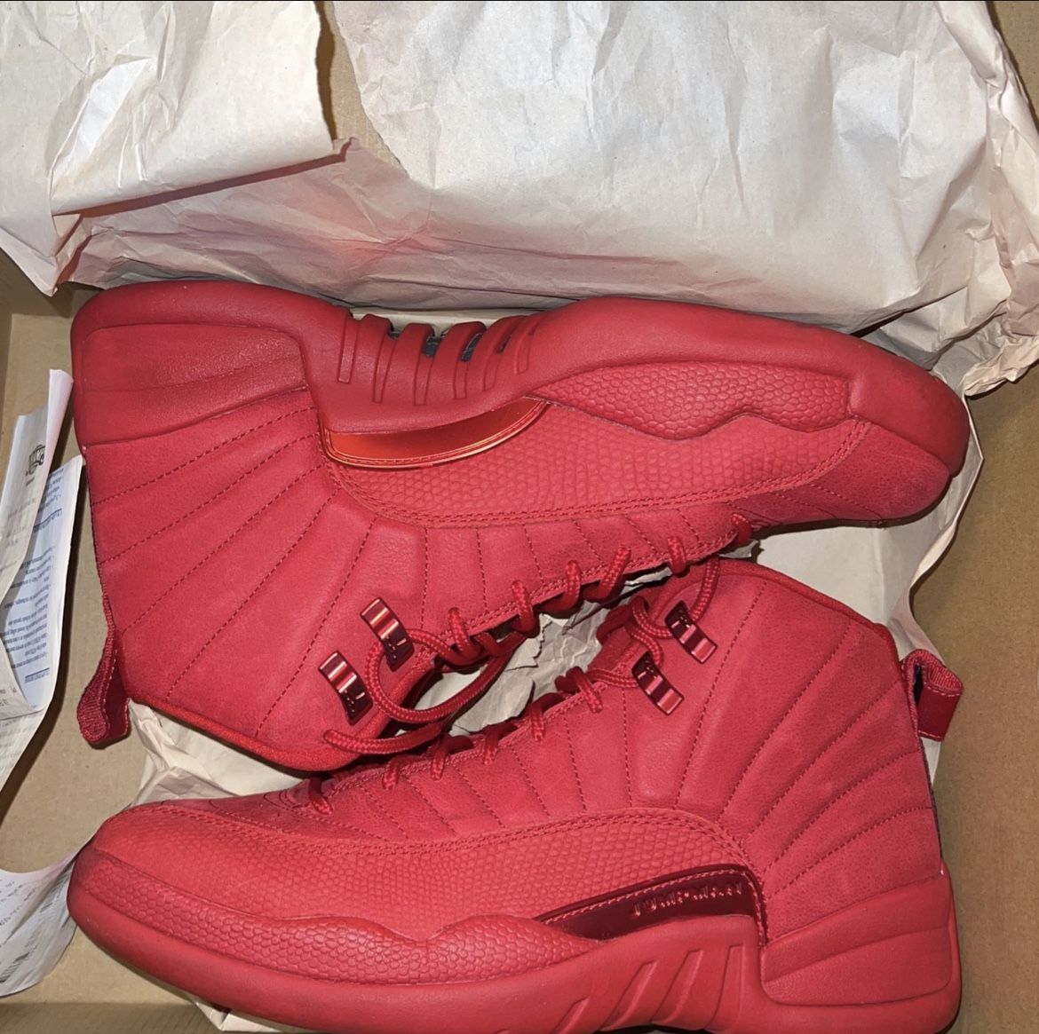 Air Jordan Retro 12 Red Size Men Worn Twice