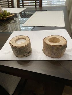 Birch Candle Holders