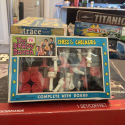The Brady Bunch Chess & Checkers Set