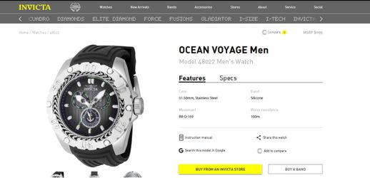 New Invicta watch - Ocean Voyage