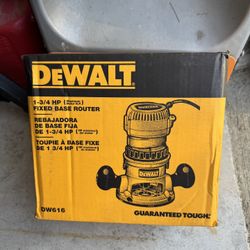 DeWalt 1-3/4 HP (New in box) FIXED BASE ROUTER