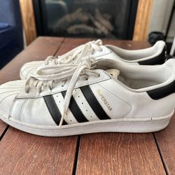 Adidas Original White Black Stripes