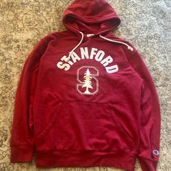 Red Stanford Champion Hoodie