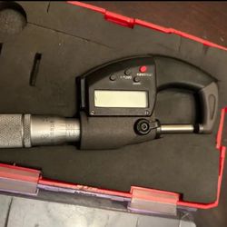 Digital micrometer in case