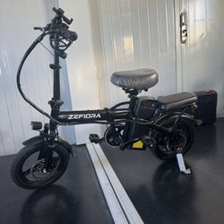 Folding electric bicycle