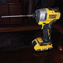 Brand New DeWalt Impact Drill and 20v 2.0AH Battery.