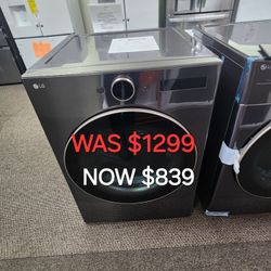 7.4 Cu. Ft. Vented Stackable Smart Electric Dryer In White Turbo Steam And Ai Sensor 