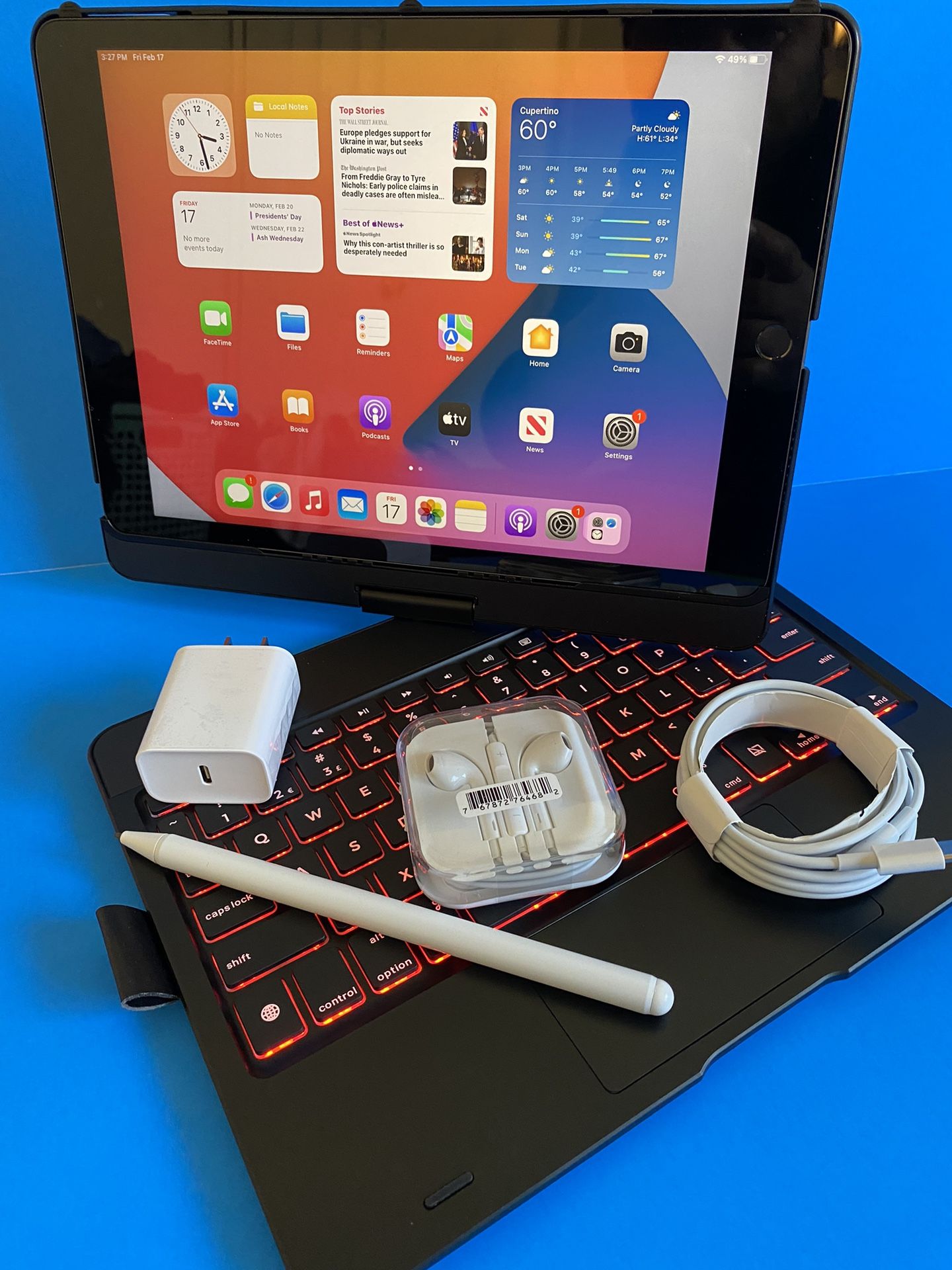 Apple IPad 8th Generation Retina /Latest IOS 15/2020 model