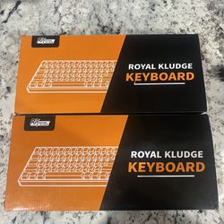 Royal Kludge Black Gaming Keyboards Asking 60 Each Brand New Never Used Paid Originally 100 Each 
