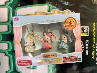 SDCC Exclusive Calico Critters Keychains 2026 San Diego Comic Con NEW