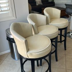 Beige Stools Bar