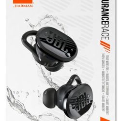 JBL - Endurance Race Waterproof True Wireless Sport Earbud Headphones - Black