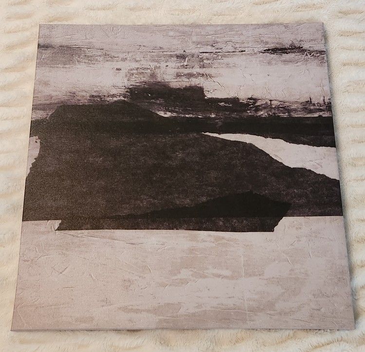 A Piece of Abstract Art on a Framed Canvas, Prop