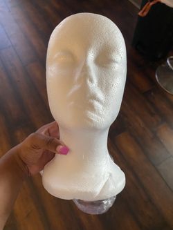 Styrofoam Mannequin Head