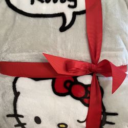 Brand New Hello Kitty Blanket