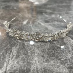 Bridal Headband Beautiful Swarovski Crystal Tiara Silver Bridal Tiara